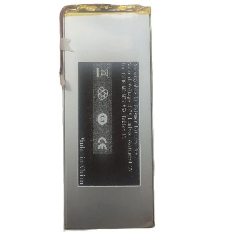Новый аккумулятор для CUBE ALLDO CUBE M5 M5S M5X, литий-полимерный перезаряжаемый запасной аккумулятор для планшетного ПК, 3,7 T1006-3280185 с 2 линиями
Новый аккумулятор для CUBE ALLDO CUBE M5 M5S M5X, литий-полимерный перезаряжаемый запасной аккумулятор для планшетного ПК, 3,7 T1006-3280185 с 2 линиями