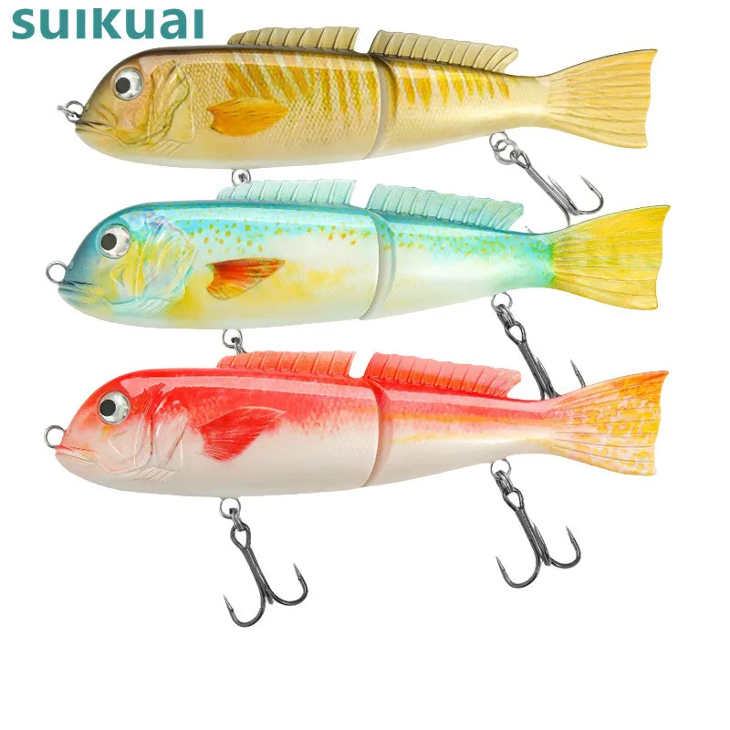 New submersible multi-section fish lure hot new product fishing bait minnow hot accessories 13cm-24g 17cm-61g
New submersible multi-section fish lure hot new product fishing bait minnow hot accessories 13cm-24g 17cm-61g