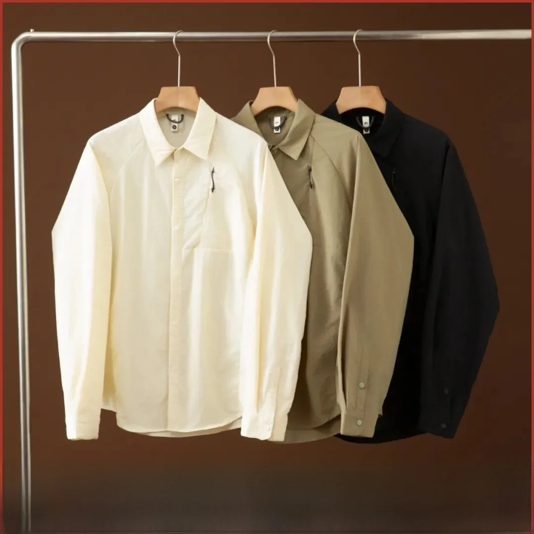 Cool Men's Casual Long Sve irt Jaet Loose Fit Outdoor Breathable Autumn Faion Button down Polyester Fiber
Cool Men's Casual Long Sve irt Jaet Loose Fit Outdoor Breathable Autumn Faion Button down Polyester Fiber