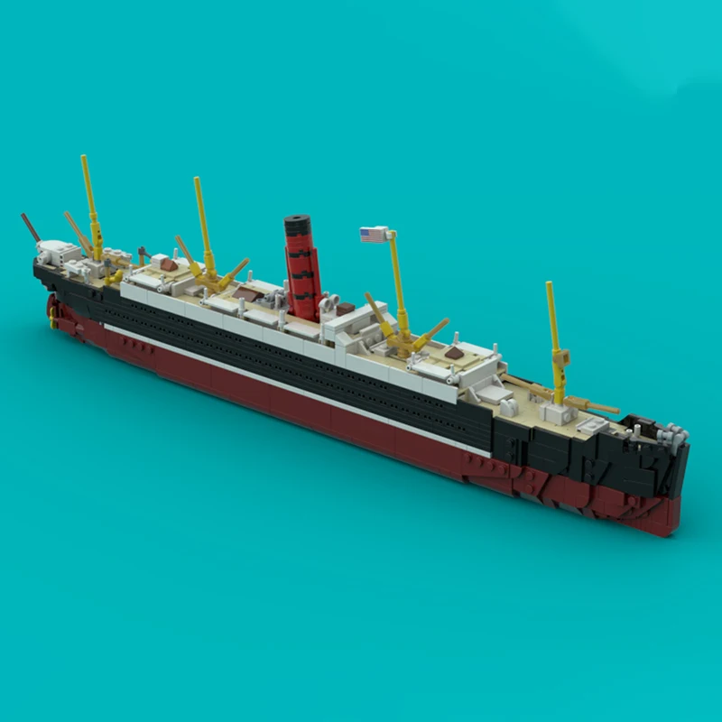 1351PCS MOC City Champions Super Car Rms Carpathia 1 350 Scale Ocean Liner Model Technology DIY Assembly Building Blocks Gift
1351PCS MOC City Champions Super Car Rms Carpathia 1 350 Scale Ocean Liner Model Technology DIY Assembly Building Blocks Gift