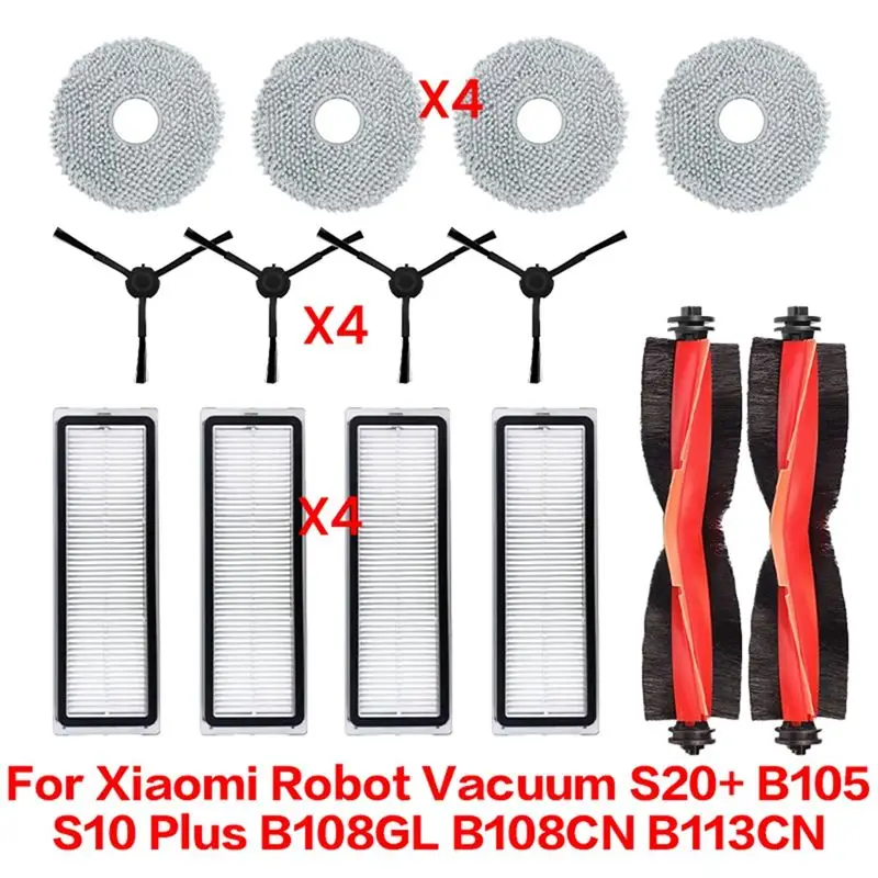 Винтажный верхний элемент для робота-пылесоса Xiaomi S20+ / S10 Plus / B108GL / B105 / B108CN B113CN: фильтр, основная и боковые щетки, аксессуары для влажной уборки
Винтажный верхний элемент для робота-пылесоса Xiaomi S20+ / S10 Plus / B108GL / B105 / B108CN B113CN: фильтр, основная и боковые щетки, аксессуары для влажной уборки