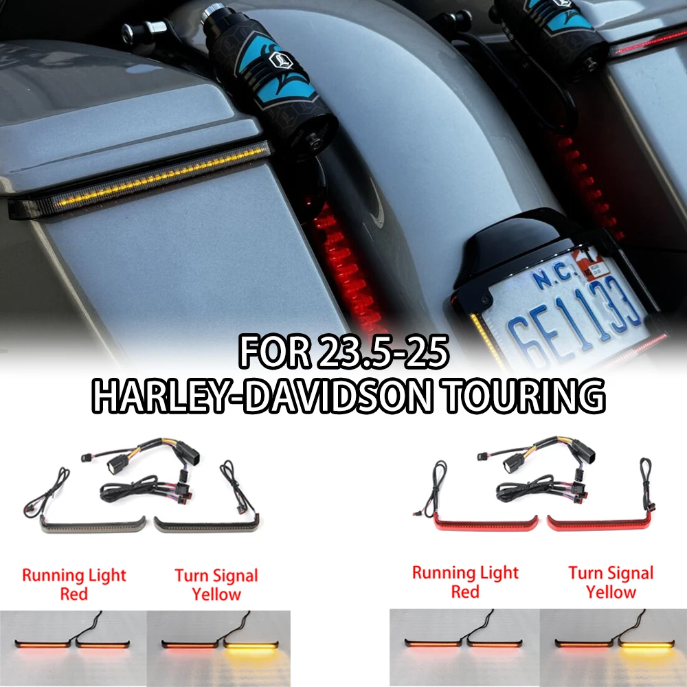 LED Saddlebag Brake Flowing Turn Signal Light For Harley Touring CVO Street Glide Road Glide ST 2023-2025 Motorcycle Accessories
LED Saddlebag Brake Flowing Turn Signal Light For Harley Touring CVO Street Glide Road Glide ST 2023-2025 Motorcycle Accessories