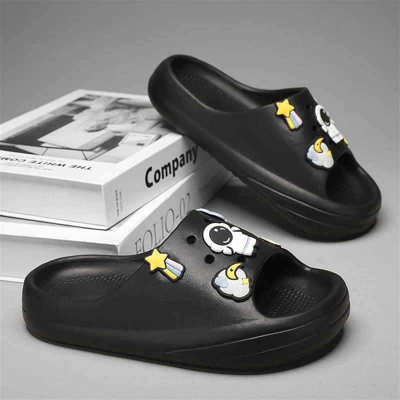 New Kids Astronaut Pattern Eva Slippers Fashion Cute Non-slip Soft Childrens Casual Shoes Indoor Outdoor Boys Girls Beach Shoes
New Kids Astronaut Pattern Eva Slippers Fashion Cute Non-slip Soft Childrens Casual Shoes Indoor Outdoor Boys Girls Beach Shoes