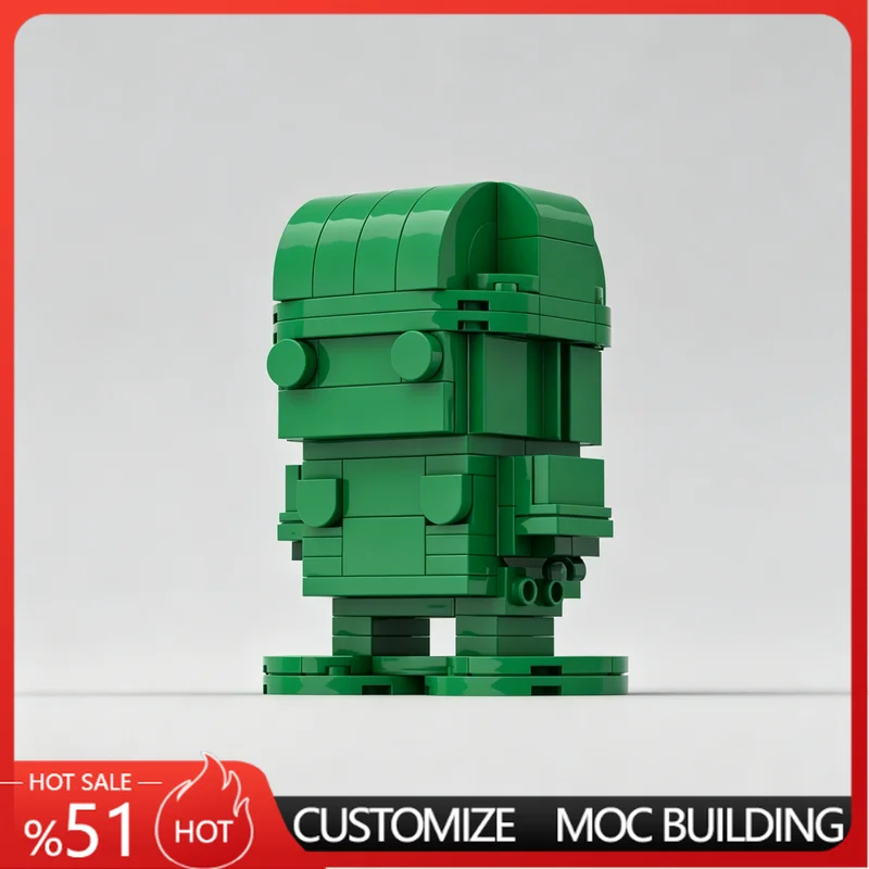 123 Parts Green Army Soldier MOC Model DIY Assembly Educational Toy Gift For funs Fans Birthday Festival Collection Home Decor
123 Parts Green Army Soldier MOC Model DIY Assembly Educational Toy Gift For funs Fans Birthday Festival Collection Home Decor