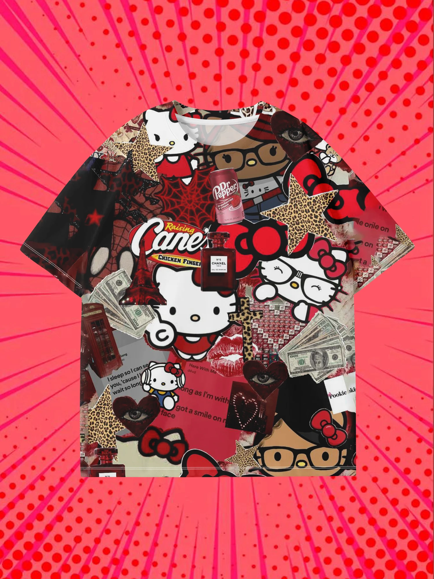 Sanrio Hello Kitty, новые модные короткие топы в стиле аниме Y2k, летние милые футболки с мультяшным принтом, готические футболки с короткими рукавами High Street
Sanrio Hello Kitty, новые модные короткие топы в стиле аниме Y2k, летние милые футболки с мультяшным принтом, готические футболки с короткими рукавами High Street