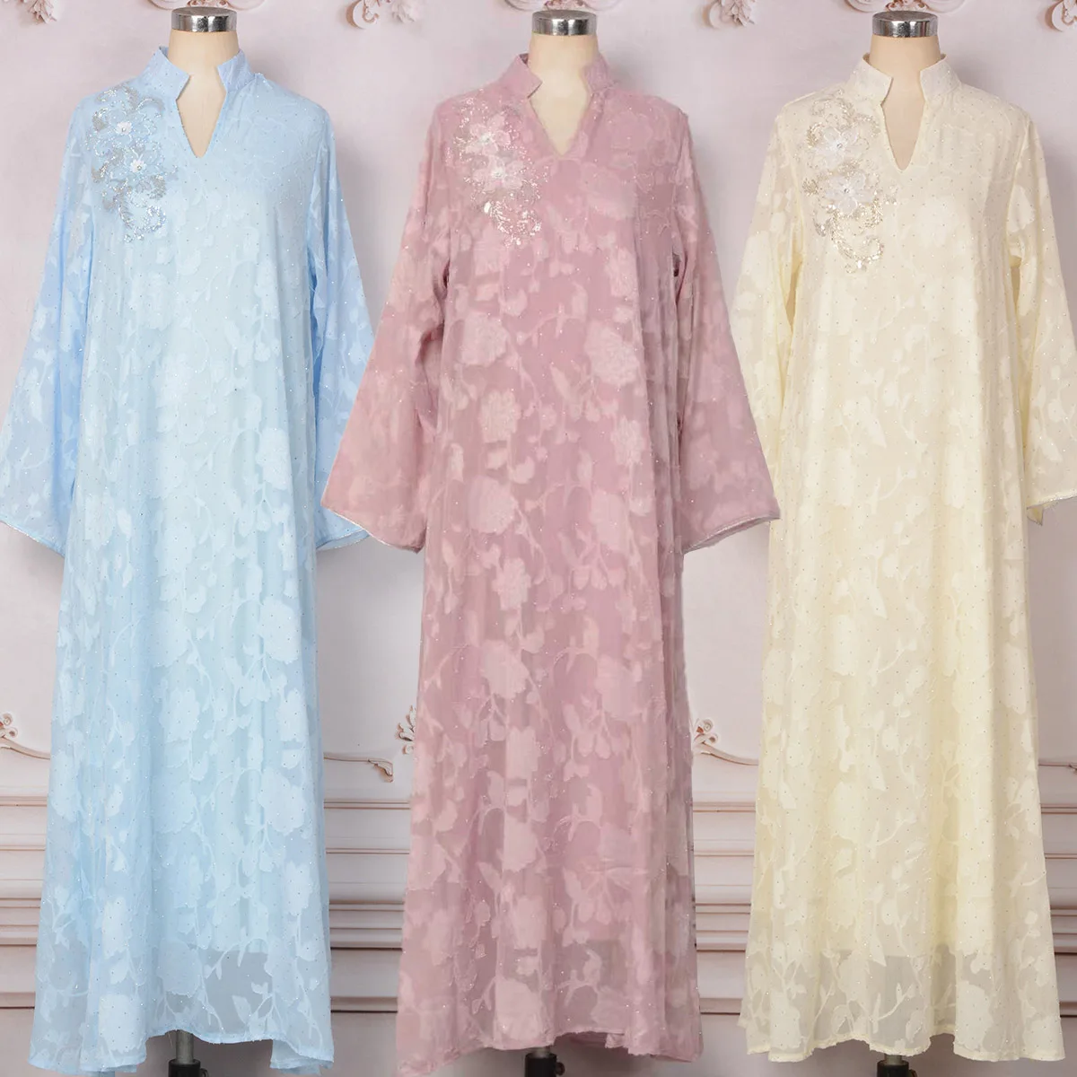Regular-Fit 3D Flower Appliques Women Jalabiya Arabic Dress Ramadan Eid Evening Party Events Dubai Islam Kaftan Muslim Abaya
Regular-Fit 3D Flower Appliques Women Jalabiya Arabic Dress Ramadan Eid Evening Party Events Dubai Islam Kaftan Muslim Abaya