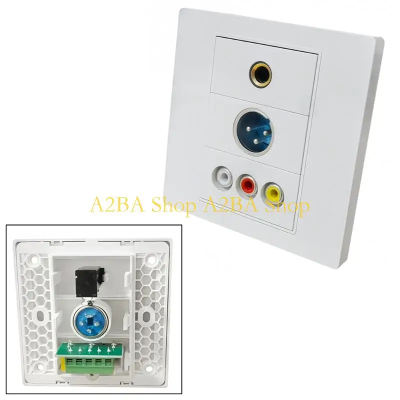 A2BA Embedded Frame 86 Modular Panel Customizable Faceplate Suitable for Multimedia Interfaces ABS Texture Impact Resistant
A2BA Embedded Frame 86 Modular Panel Customizable Faceplate Suitable for Multimedia Interfaces ABS Texture Impact Resistant