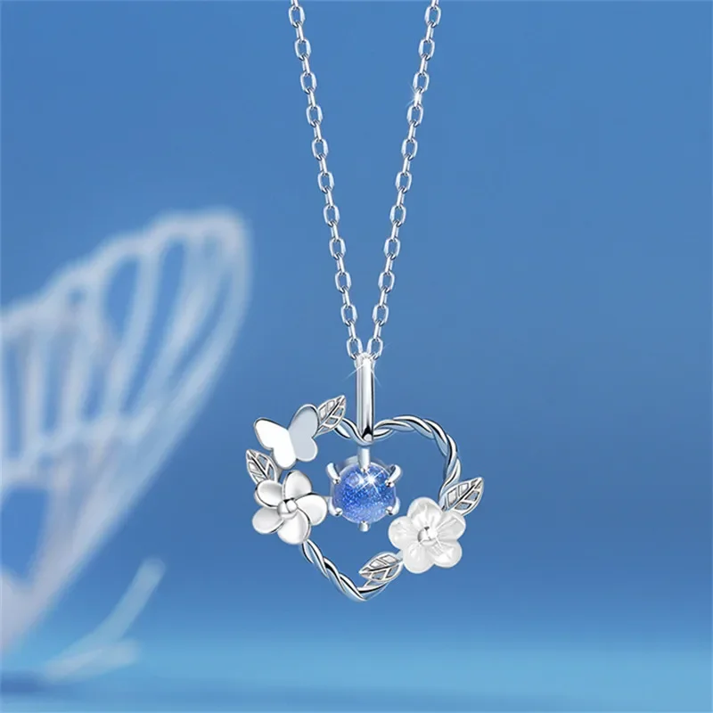 925 Sterling Silver Shell Flower Heart Charm Necklaces & Pendants Choker Necklace For Women Statement Wedding Party Jewelry
925 Sterling Silver Shell Flower Heart Charm Necklaces & Pendants Choker Necklace For Women Statement Wedding Party Jewelry