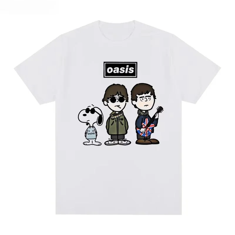 OASIS Band Snoopy Camiseta De Manga Corta Retro Europeo Y Americano Punk Rock Joven Dibujos Animados Hombres Y Mujeres
OASIS Band Snoopy Camiseta De Manga Corta Retro Europeo Y Americano Punk Rock Joven Dibujos Animados Hombres Y Mujeres