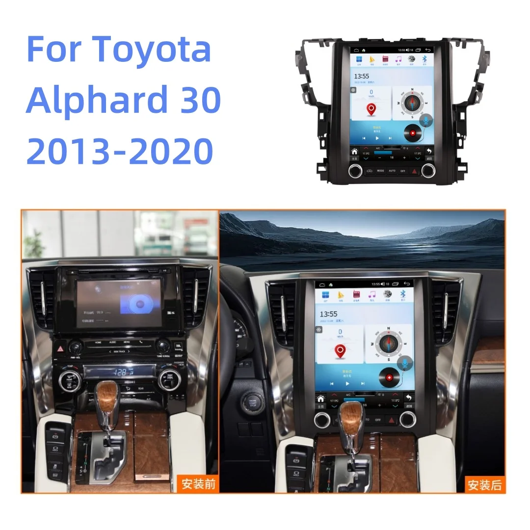 Auto Android 13 Stereo Carplay Multimedia Player For Toyota Alphard 30 2013-2020 Car Radio Navigation 12.1" Screen Head Unit DSP
Auto Android 13 Stereo Carplay Multimedia Player For Toyota Alphard 30 2013-2020 Car Radio Navigation 12.1" Screen Head Unit DSP