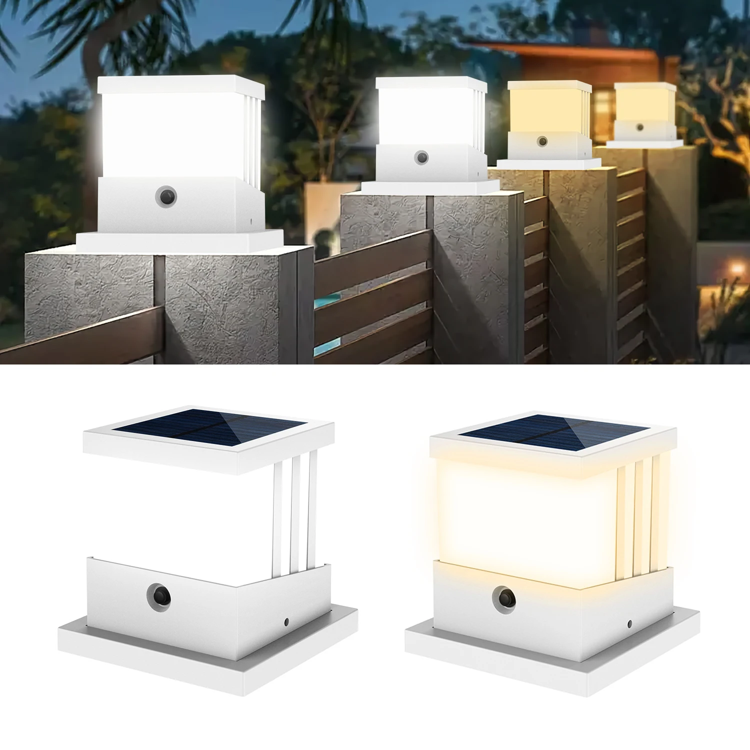 1/4pcs Solar Post Light Outdoor Garden Fence Landscape Decoration Solar Pillar Lamp Waterproof Deck Cap Lantern Column Head Lamp
1/4pcs Solar Post Light Outdoor Garden Fence Landscape Decoration Solar Pillar Lamp Waterproof Deck Cap Lantern Column Head Lamp