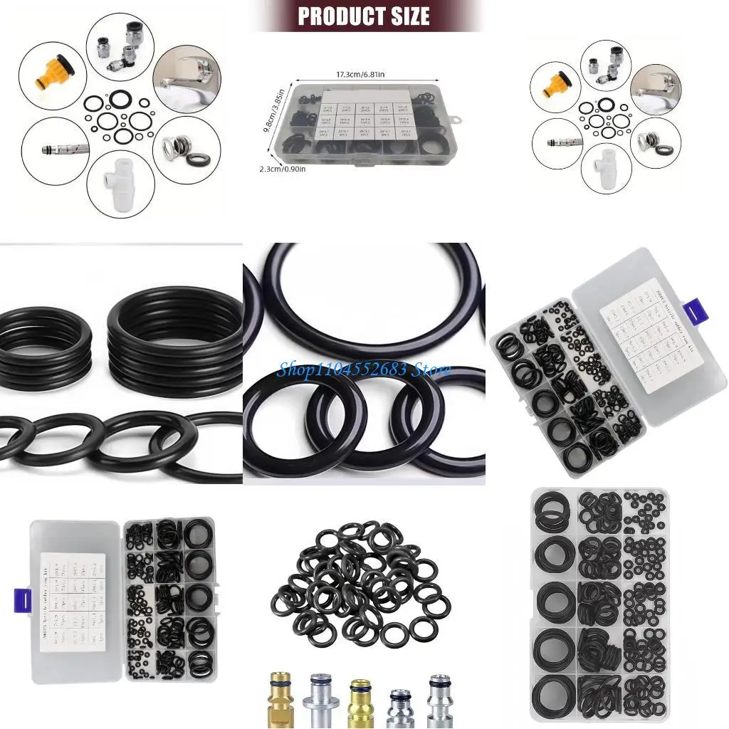 Y6GD 200Pcs O Rings Assortment Rubber Washers Pressure Washer Gasket Rings
Y6GD 200Pcs O Rings Assortment Rubber Washers Pressure Washer Gasket Rings