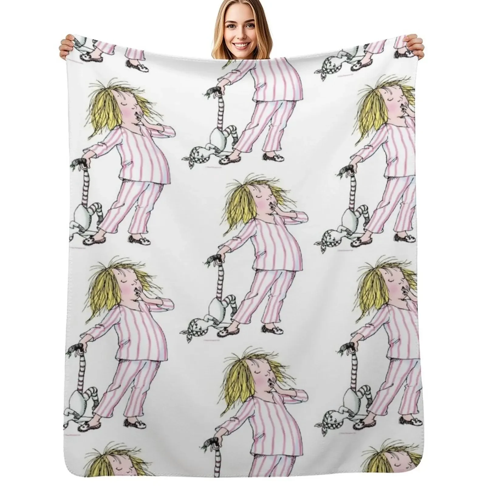 Yawning Eloise in her Pajamas Throw Blanket Soft Big Cute Camping Large Blanket
Yawning Eloise in her Pajamas Throw Blanket Soft Big Cute Camping Large Blanket
