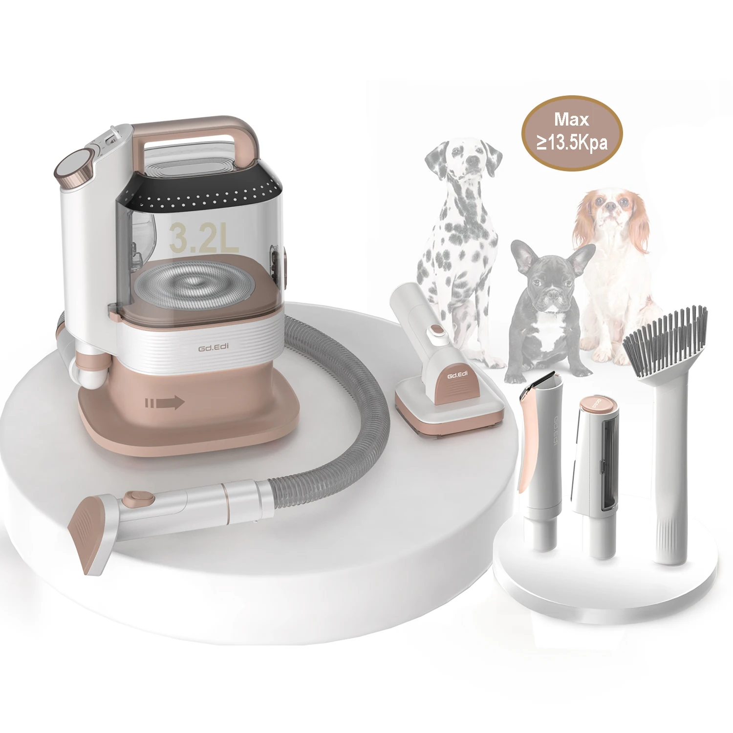 3.2L Large Capacity Pet Vacuum Cleaner Dog and Cat Hair Grooming Tool Kit
3.2L Large Capacity Pet Vacuum Cleaner Dog and Cat Hair Grooming Tool Kit