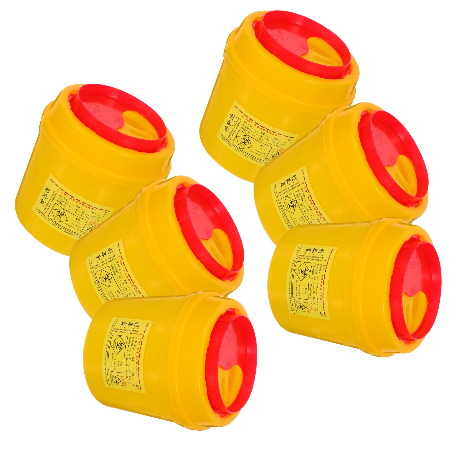 6pcs Sharps Container Medical Waste Needle Box Plastic Disposal Bin Yellow Clinical Waste Storage Holder For Hospitals
6pcs Sharps Container Medical Waste Needle Box Plastic Disposal Bin Yellow Clinical Waste Storage Holder For Hospitals