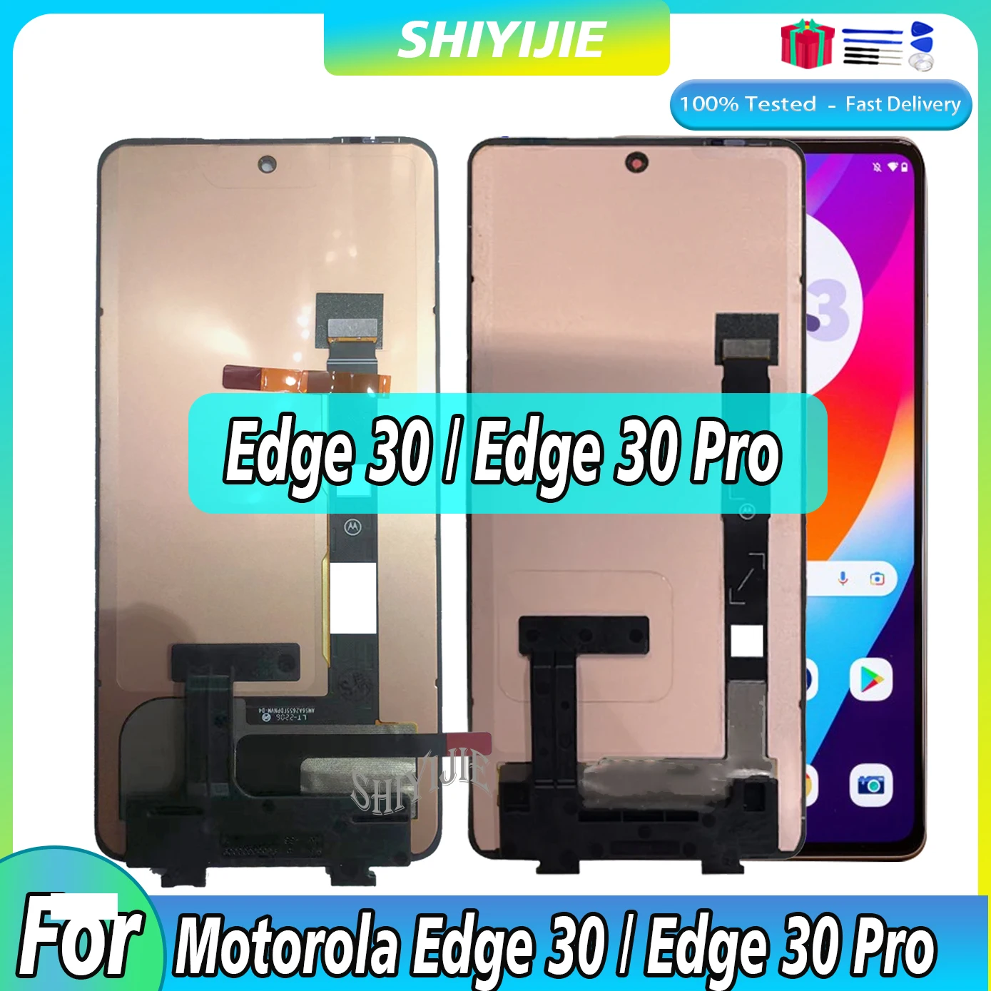 LCD For Motorola Edge 30 Lcd Display Touch Screen For Moto Edge 30 Pro XT2201-1 for Edge 20 Pro Edge X30 LCD Screen Assembly
LCD For Motorola Edge 30 Lcd Display Touch Screen For Moto Edge 30 Pro XT2201-1 for Edge 20 Pro Edge X30 LCD Screen Assembly