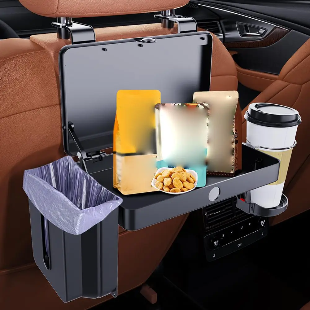 Car Backseat Table Food Tray Organizer With Cup Holder Easy to Install Vehicle Seat BacFoldable Tray Car Interior Accessories
Car Backseat Table Food Tray Organizer With Cup Holder Easy to Install Vehicle Seat BacFoldable Tray Car Interior Accessories