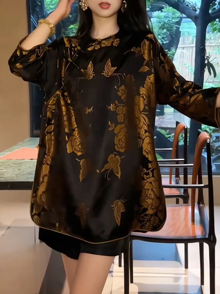 Топ с цветочным принтом Ele, большие размеры, универсальный утягивающий возрастной топ, осень 2023, новый дизайн, свободный крой, круглый Ne Long Sve
Топ с цветочным принтом Ele, большие размеры, универсальный утягивающий возрастной топ, осень 2023, новый дизайн, свободный крой, круглый Ne Long Sve