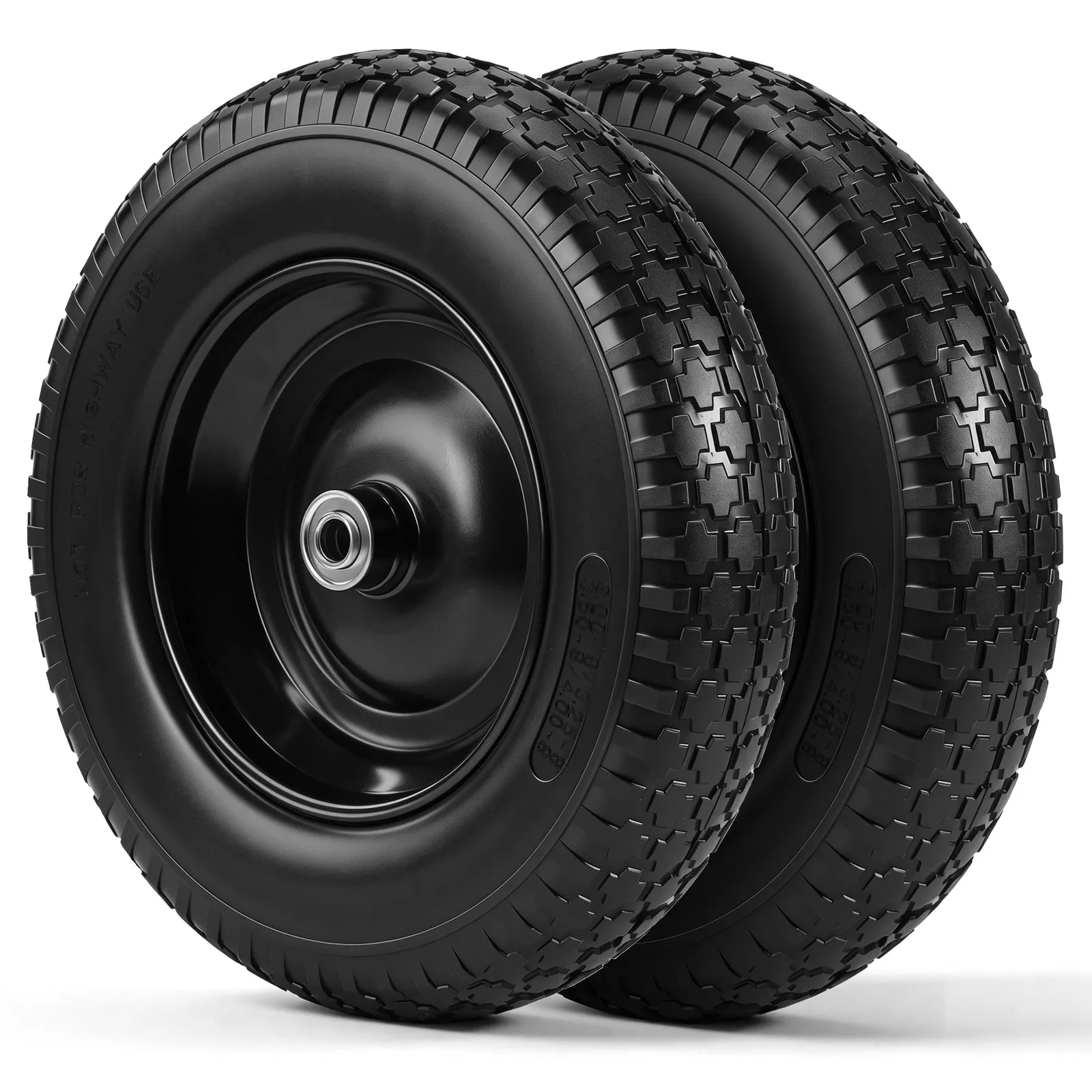 4.80/4.00-8" Flat Free Tire and Wheel,14.5" Universal Fit Solid Tire and Rim
4.80/4.00-8" Flat Free Tire and Wheel,14.5" Universal Fit Solid Tire and Rim