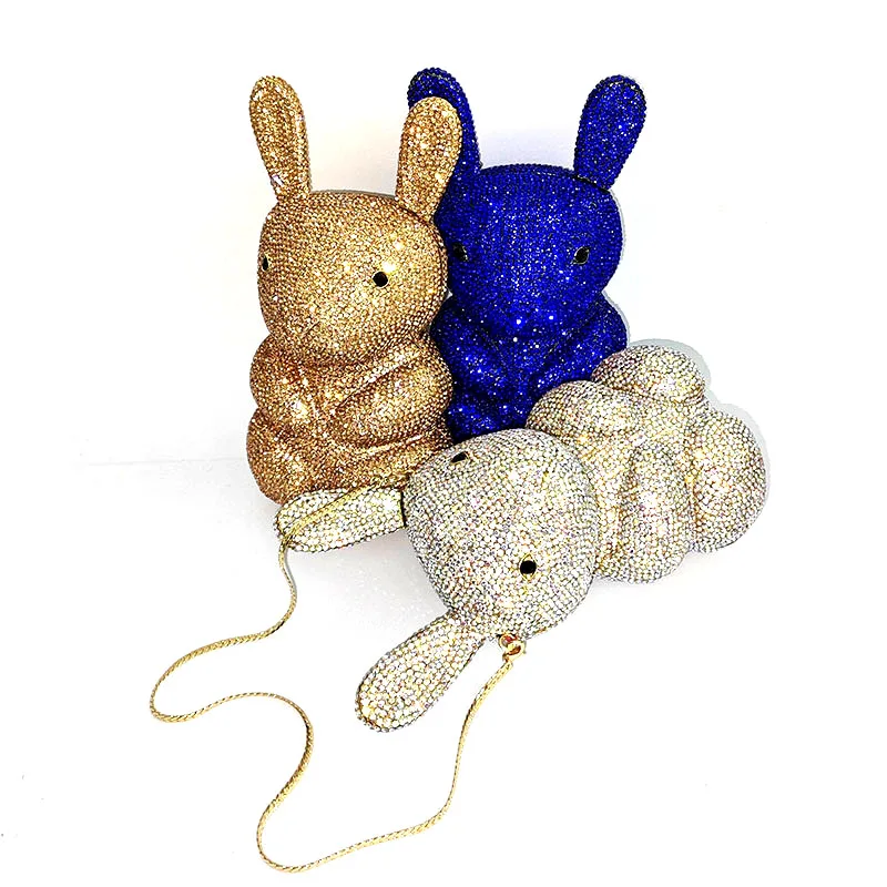 Luxury rabbit crystal clutches women evening party diamonds ladies bunny purses bridal wedding party Easter day purses bag
Luxury rabbit crystal clutches women evening party diamonds ladies bunny purses bridal wedding party Easter day purses bag