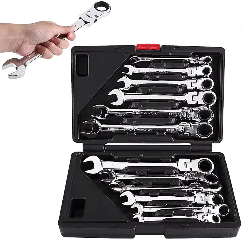 Multifunctional Manual Wrench Set Quick Shift Dual Purpose 180° Rotating Head Durable Suitable for Diy Professionals
Multifunctional Manual Wrench Set Quick Shift Dual Purpose 180° Rotating Head Durable Suitable for Diy Professionals