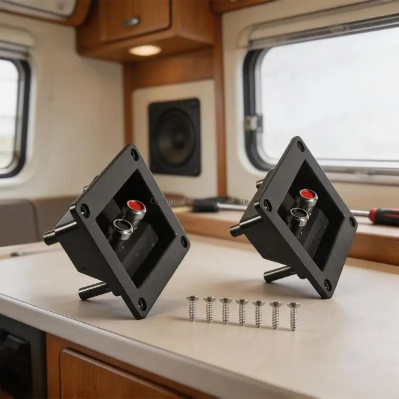 2PCS Waterproof Speaker Terminal Cup for Auto RVs Truck Sound System
2PCS Waterproof Speaker Terminal Cup for Auto RVs Truck Sound System