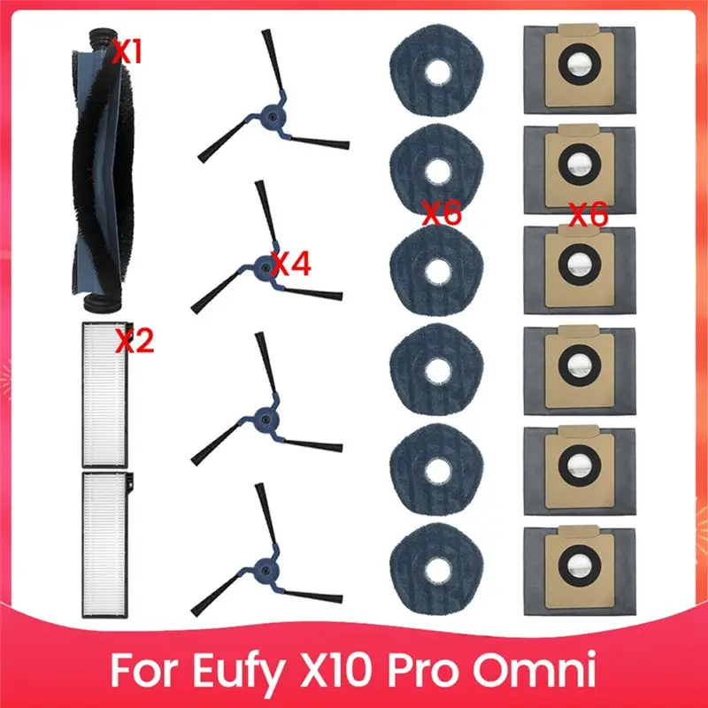 Комплект запасных частей A24F-19 для робота-пылесоса Eufy X10 Pro Omni, аксессуары для замены робота-пылесоса
Комплект запасных частей A24F-19 для робота-пылесоса Eufy X10 Pro Omni, аксессуары для замены робота-пылесоса