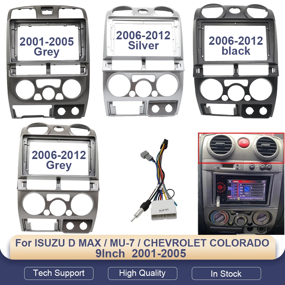 9 Inch Car Stereo Fascia Frame for 2001-2005 ISUZU D MAX / MU-7 / CHEVROLET COLORADO Dashboard Installation Kit
9 Inch Car Stereo Fascia Frame for 2001-2005 ISUZU D MAX / MU-7 / CHEVROLET COLORADO Dashboard Installation Kit