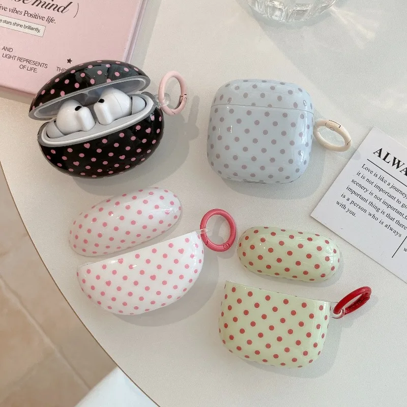 for Huawei FreeClip 2 FreeBuds SE2 SE3 6i Case Minimalist Glossy Polka Dot With Hook Shockproof Protective Earphone Cover Funda
for Huawei FreeClip 2 FreeBuds SE2 SE3 6i Case Minimalist Glossy Polka Dot With Hook Shockproof Protective Earphone Cover Funda