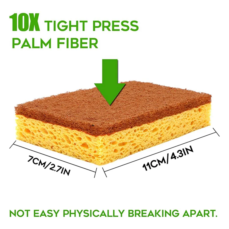 32 упаковки, биоразлагаемые и компостируемые губки, губка для чистки, экологически чистая губка из пальмового волокна для чистки кухонной посуды-B61B
32 упаковки, биоразлагаемые и компостируемые губки, губка для чистки, экологически чистая губка из пальмового волокна для чистки кухонной посуды-B61B