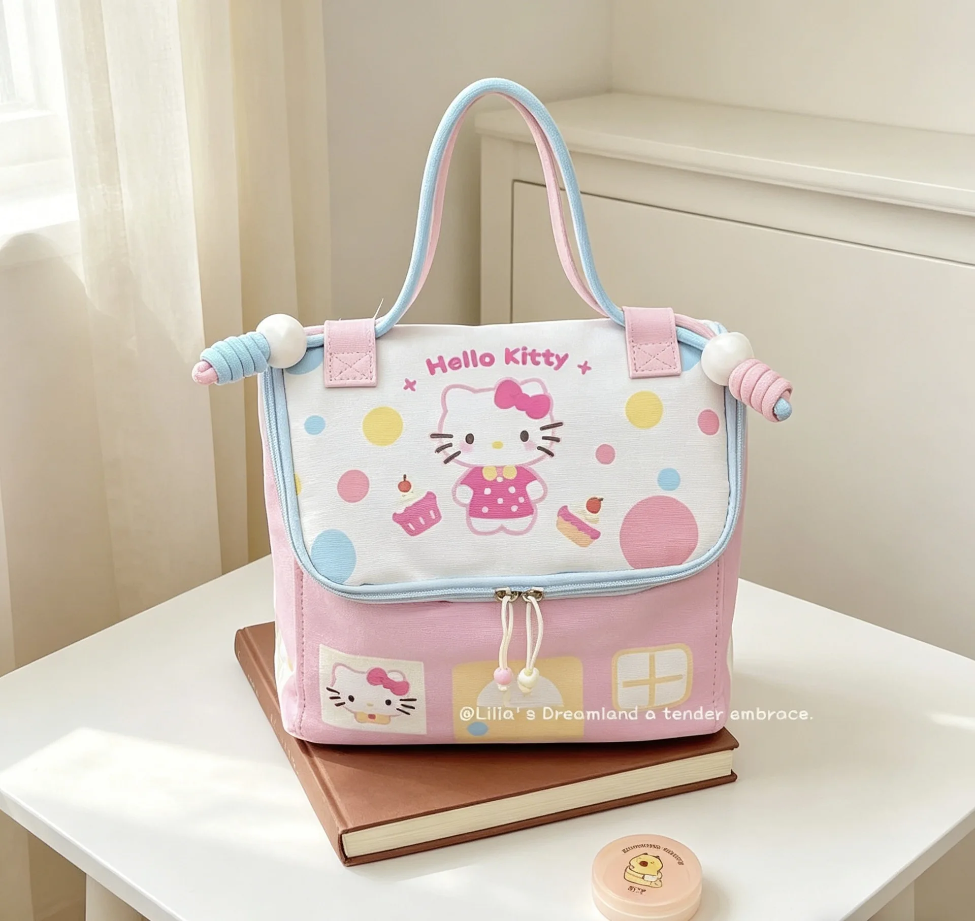 Cute Hello Kitty House Shaped Makeup Bag Large Capacity Handheld Cosmetic Organizer Portable Travel Toiletry Storage Bag
Cute Hello Kitty House Shaped Makeup Bag Large Capacity Handheld Cosmetic Organizer Portable Travel Toiletry Storage Bag
