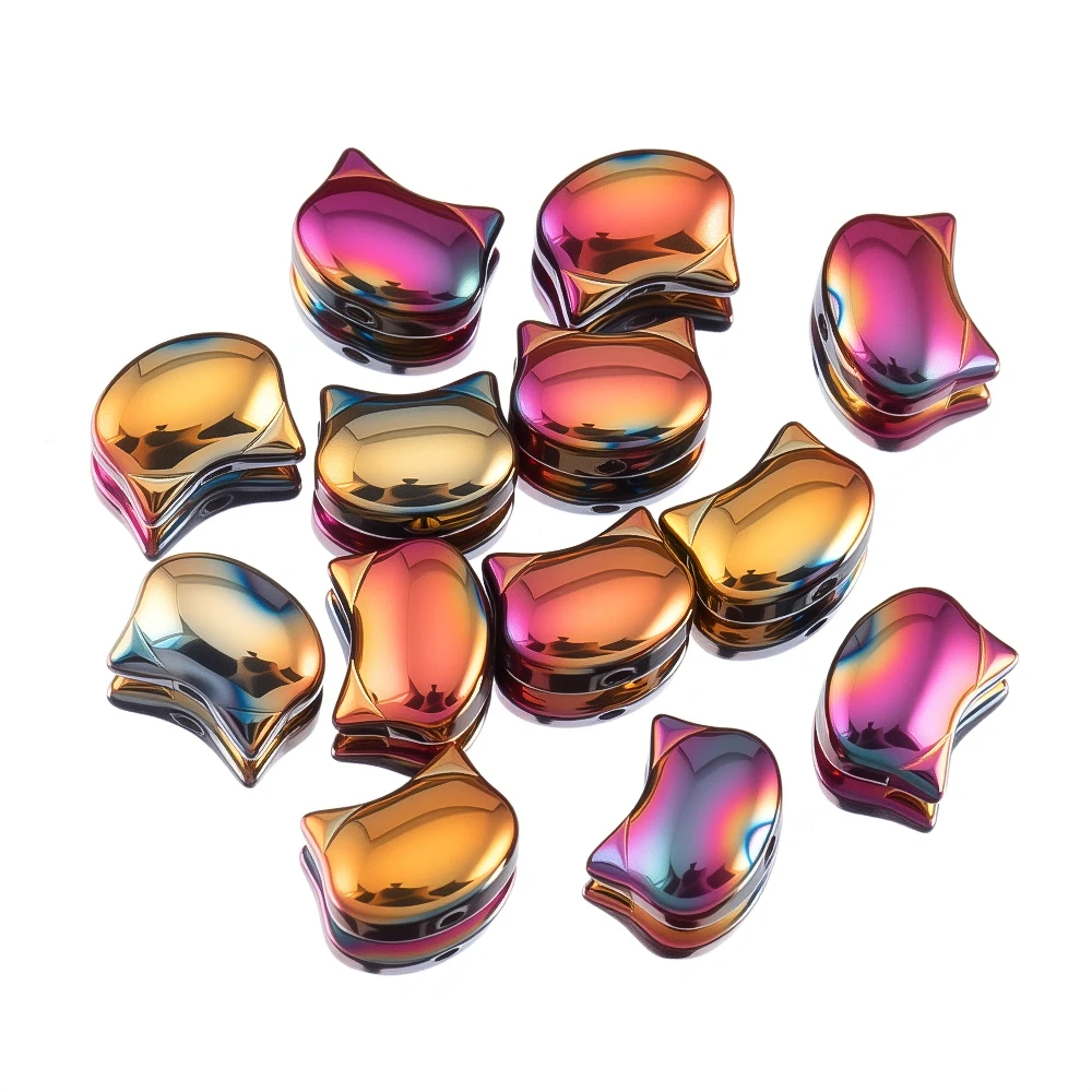 50pcs Colorful Cat Head Shaped Glass Beads Loose Spacer Beads Handmade For DIY Bracelet Necklace Accessories Materials Wholesale
50pcs Colorful Cat Head Shaped Glass Beads Loose Spacer Beads Handmade For DIY Bracelet Necklace Accessories Materials Wholesale