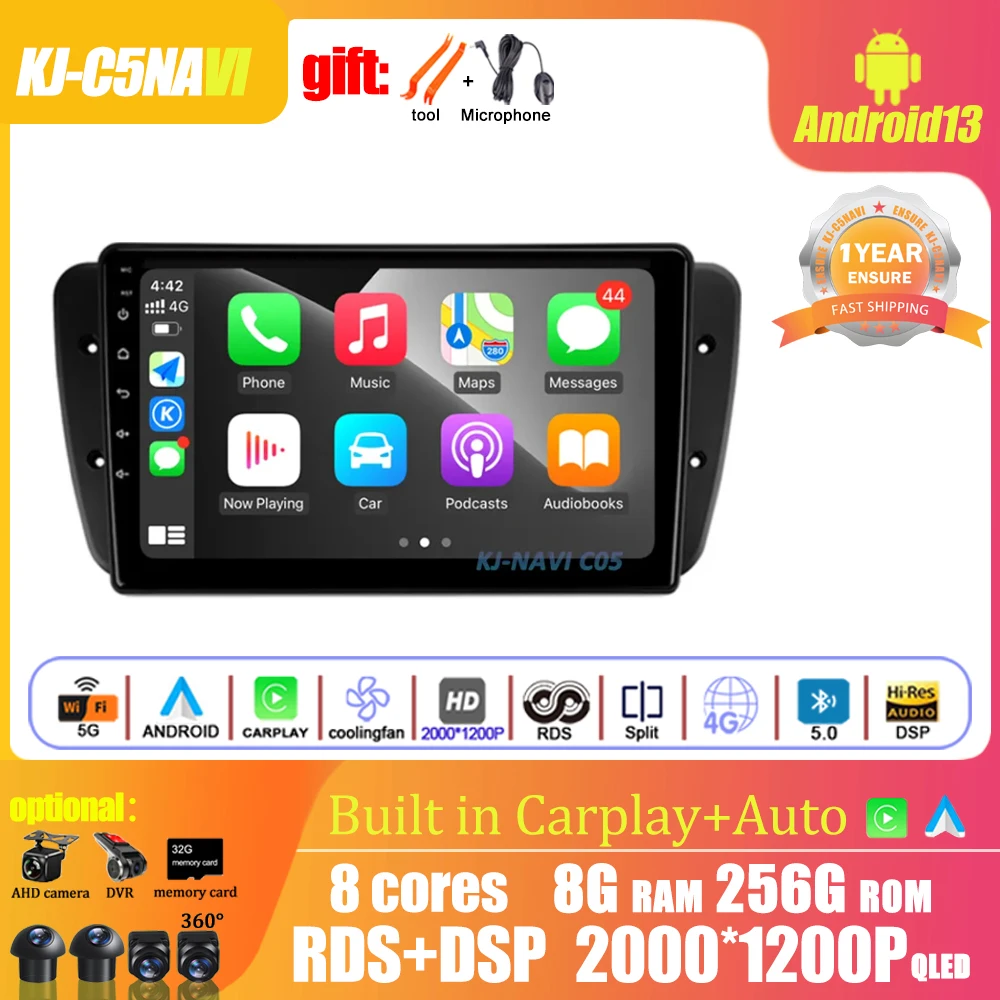 9 inch android 13 For SEAT Ibiza 6J IV 2008 - 2015 Car Radio Multimedia Video Player Navigation auto wireless adapter GPS tv box
9 inch android 13 For SEAT Ibiza 6J IV 2008 - 2015 Car Radio Multimedia Video Player Navigation auto wireless adapter GPS tv box