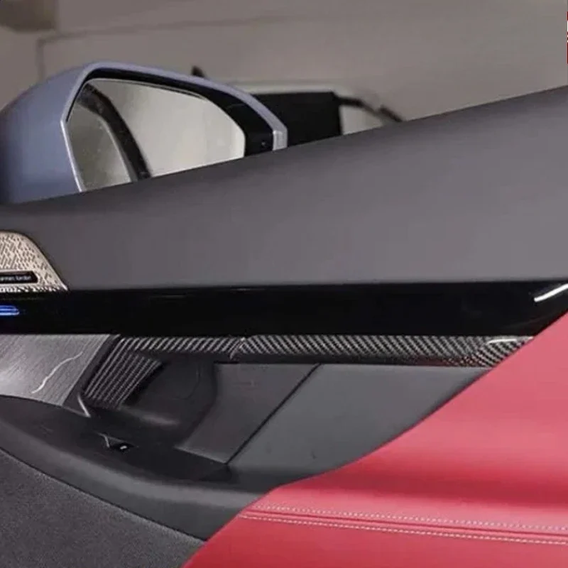 For BMW 5 Series G60 Real Dry Carbon Fiber 2024-2026 Interior Decoration Glossy Door Handle Cover Modification Accessories
For BMW 5 Series G60 Real Dry Carbon Fiber 2024-2026 Interior Decoration Glossy Door Handle Cover Modification Accessories