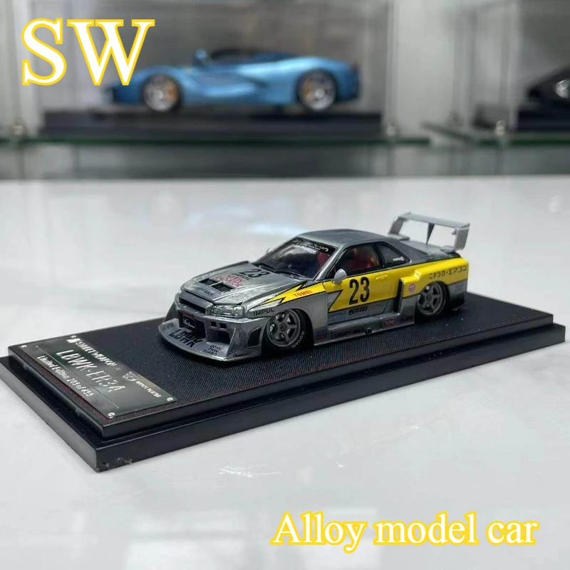 SW 1:64 Alloy Nissan GTR ER34 LBWK car model for adult collection, display item, boys' or girls' gift
SW 1:64 Alloy Nissan GTR ER34 LBWK car model for adult collection, display item, boys' or girls' gift