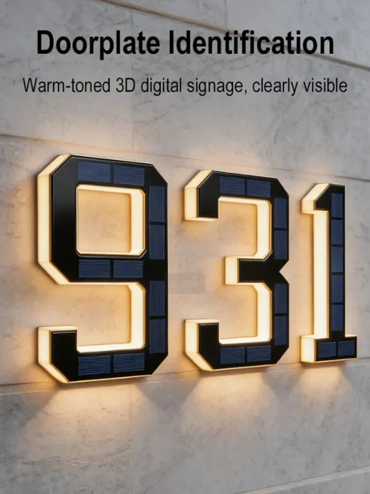Solar House Number Lights House Sign Light Sensor Modern Led Address Sign Solar House Number Sign Led Address Number for Outdoor
Solar House Number Lights House Sign Light Sensor Modern Led Address Sign Solar House Number Sign Led Address Number for Outdoor