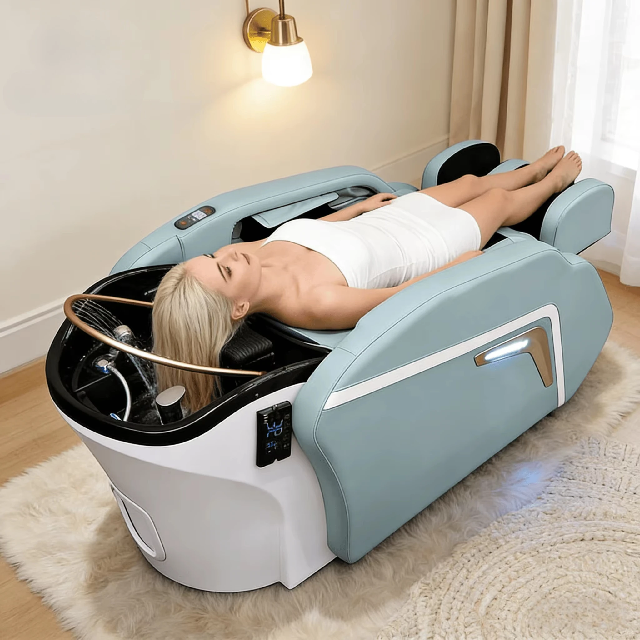 Luxury Modern Thai Hairdressing Chair for Salon Shampoo Bed 4d Full Body Electric Head Spa Massage Chair
Luxury Modern Thai Hairdressing Chair for Salon Shampoo Bed 4d Full Body Electric Head Spa Massage Chair