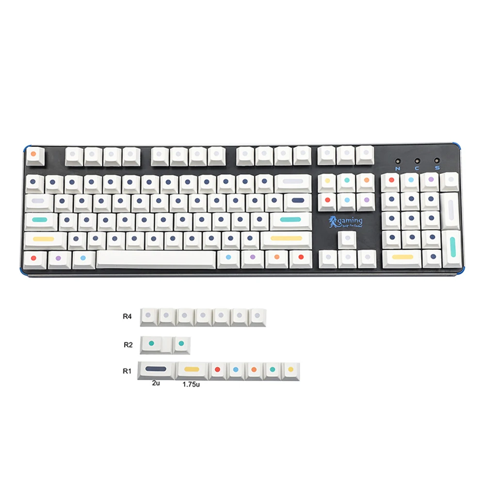 Colorful Dots Design White Keycaps For Cherry Mx Gateron Kailh Box TTC Switch Mechanical Keyboard 108 Cherry Profile PBT Key Cap
Colorful Dots Design White Keycaps For Cherry Mx Gateron Kailh Box TTC Switch Mechanical Keyboard 108 Cherry Profile PBT Key Cap