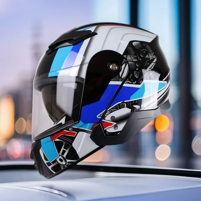 Fashionable front face removable motorcycle helmet, suitable for men, women, and couples to wear all year round
Fashionable front face removable motorcycle helmet, suitable for men, women, and couples to wear all year round