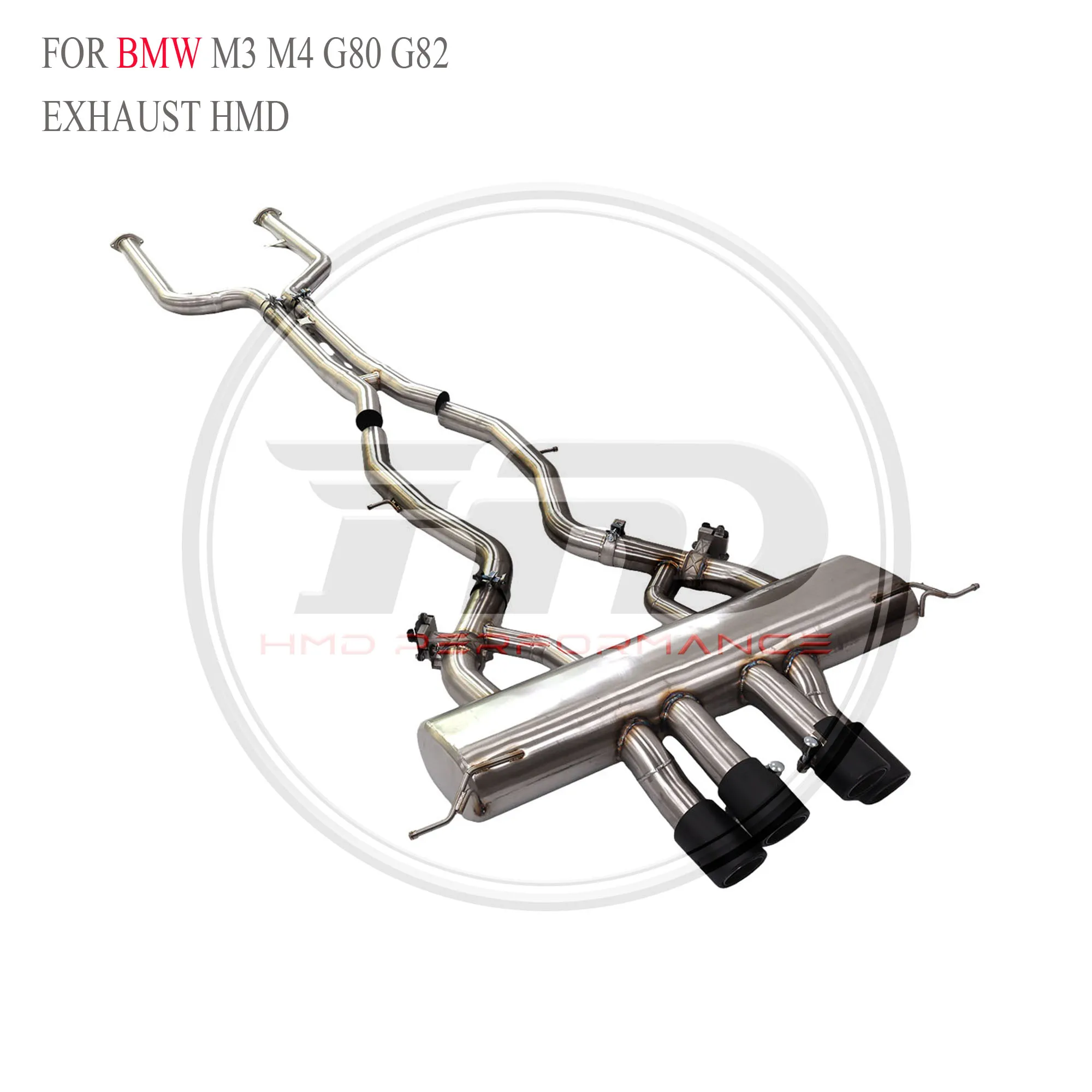 HMD Лидер продаж Catback из нержавеющей стали для BMW M3 M4 G80 G82, электронные клапаны, выпускной стиль Gatling с наконечниками
HMD Лидер продаж Catback из нержавеющей стали для BMW M3 M4 G80 G82, электронные клапаны, выпускной стиль Gatling с наконечниками