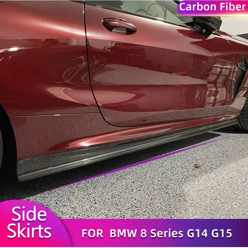 Dry Carbon Fiber Side Skirts Extensions for BMW 8 Series G14 G15 M-Sport 2D 2019-2021 Car Side Door Bumper Apron Lip Body Kits
Dry Carbon Fiber Side Skirts Extensions for BMW 8 Series G14 G15 M-Sport 2D 2019-2021 Car Side Door Bumper Apron Lip Body Kits