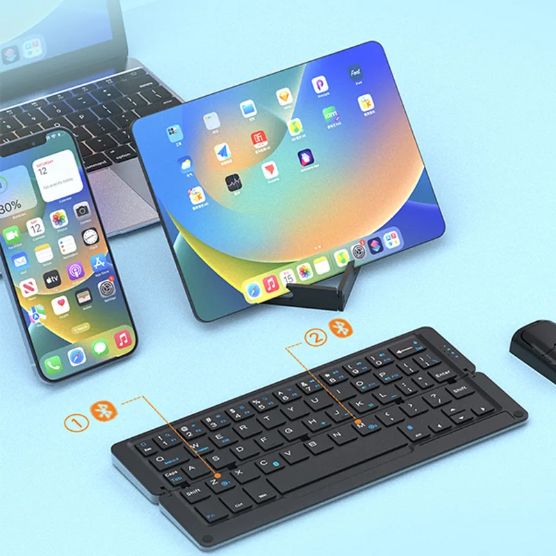 Складная Bluetooth-клавиатура, ультратонкий мини-беспроводной мобильный телефон, компьютерный планшет и три системы.
Складная Bluetooth-клавиатура, ультратонкий мини-беспроводной мобильный телефон, компьютерный планшет и три системы.