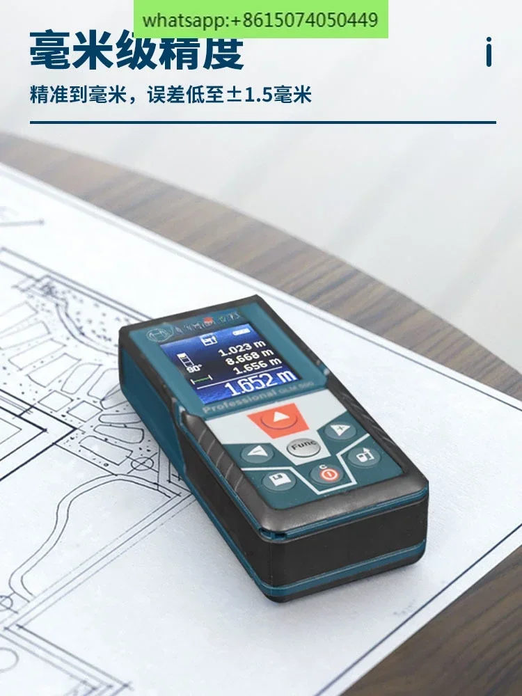 Laser rangefinder, infrared laser measuring ruler, distance measuring electronic ruler, handheld measuring room tool
Laser rangefinder, infrared laser measuring ruler, distance measuring electronic ruler, handheld measuring room tool