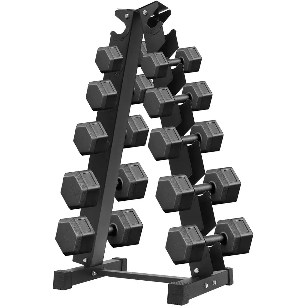 Heavy-Duty Steel Rack for Home Gym, Holds 6 Pairs of Dumbbells, 660 lbs Capacity
Heavy-Duty Steel Rack for Home Gym, Holds 6 Pairs of Dumbbells, 660 lbs Capacity