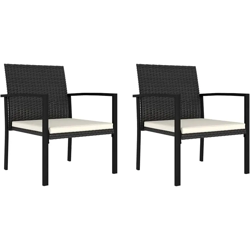 Pair of Black and Cream Dining Chairs
Pair of Black and Cream Dining Chairs