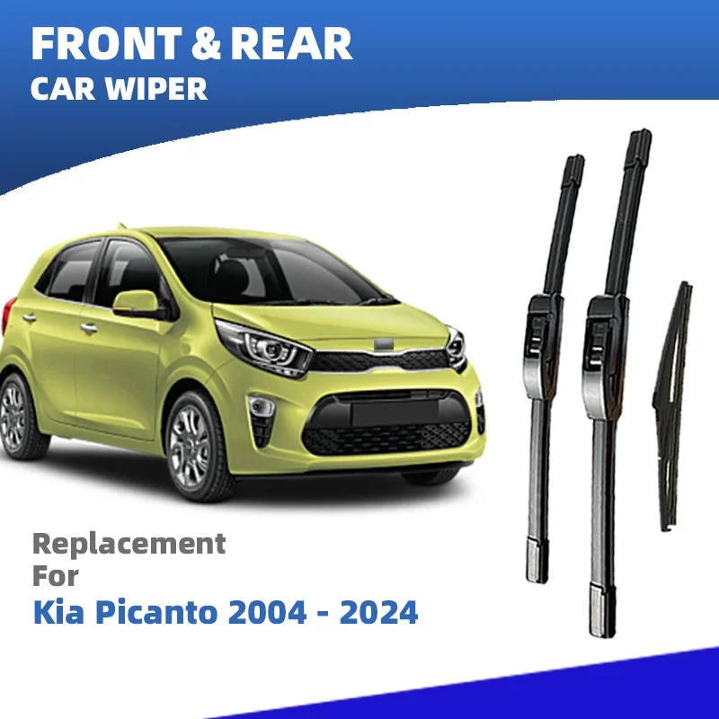 LHD Front Rear Windshield Wiper Blade For Kia Picanto Morning 2004-2023 Window Brushes Accessories 2008 2012 2013 2014 2016 2018
LHD Front Rear Windshield Wiper Blade For Kia Picanto Morning 2004-2023 Window Brushes Accessories 2008 2012 2013 2014 2016 2018