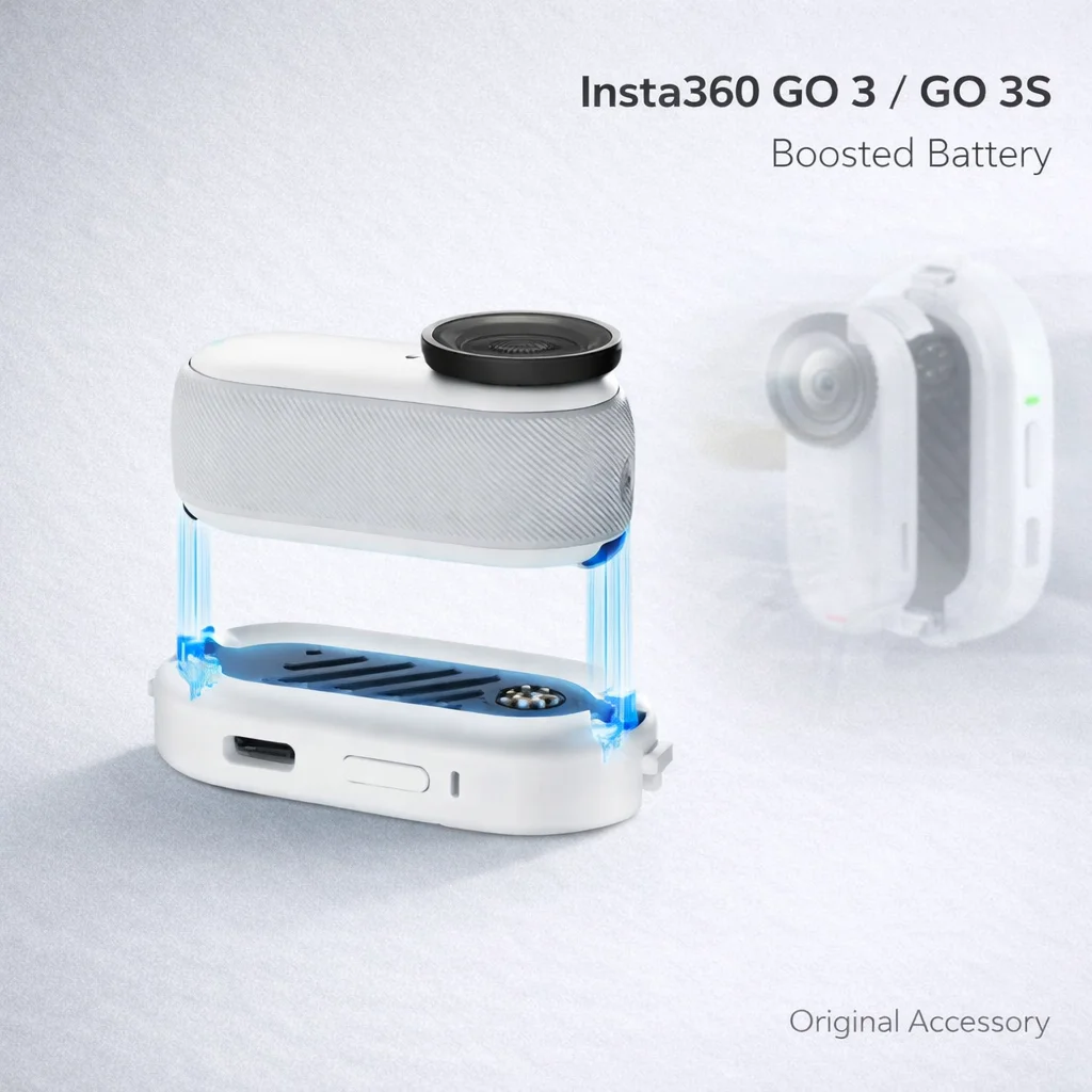 Портативная зарядная база Insta360 GO 3 / GO 3S для длительной съемки и быстрой зарядки
Портативная зарядная база Insta360 GO 3 / GO 3S для длительной съемки и быстрой зарядки