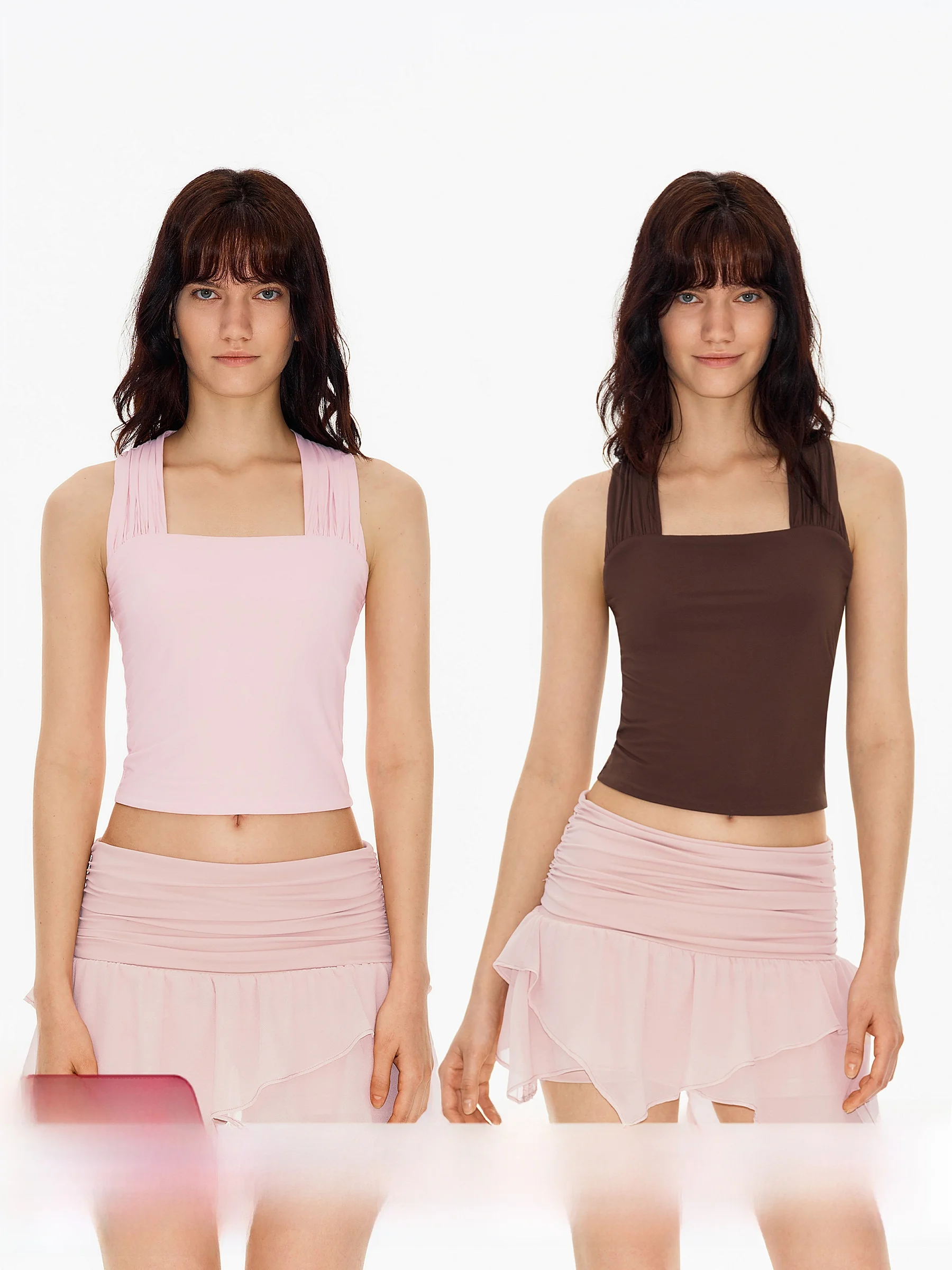 AYF Layered Ne Hanging Vest Strap Smooth Skin-friendly Slim Fit Svel Top French Sle Nylon Fabric Inner Wear ort L...
AYF Layered Ne Hanging Vest Strap Smooth Skin-friendly Slim Fit Svel Top French Sle Nylon Fabric Inner Wear ort L...