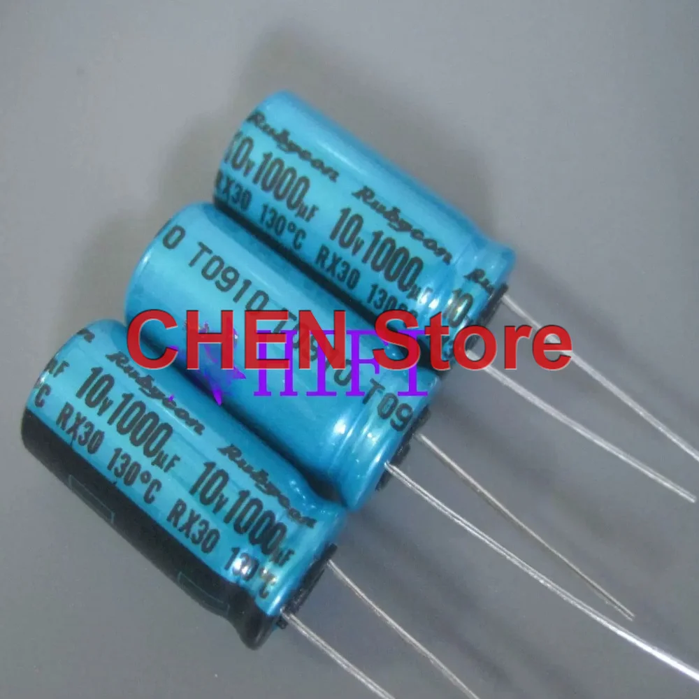 10PCS/50PCS original Rubycon RX30 10V1000UF 10X20MM 130C electrolytic capacitor 1000UF 10V free shipping
10PCS/50PCS original Rubycon RX30 10V1000UF 10X20MM 130C electrolytic capacitor 1000UF 10V free shipping