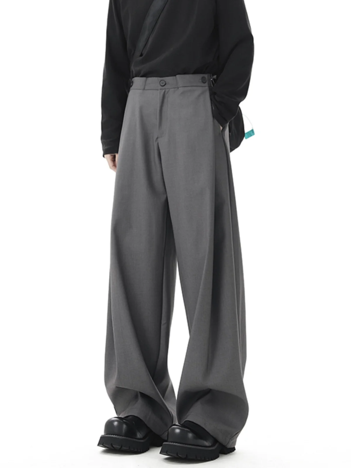 Мужские брюки Cleanfit с широкими штанинами и складками-ножницами, свободного кроя, повседневные, весенние, молодежные, прямые, с эффектом превосходного качества
Мужские брюки Cleanfit с широкими штанинами и складками-ножницами, свободного кроя, повседневные, весенние, молодежные, прямые, с эффектом превосходного качества